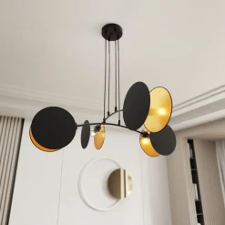 Emibig Pendellampa Motif Stål Svart | Passande för 4x E27 - Max 15W