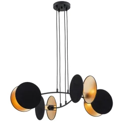 Emibig Pendellampa Motif Stål Svart | Passande för 4x E27 - Max 15W