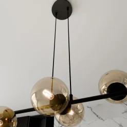 Emibig Pendellampa Rossi Stål Svart | Passande för 6x E14 - Max 10W