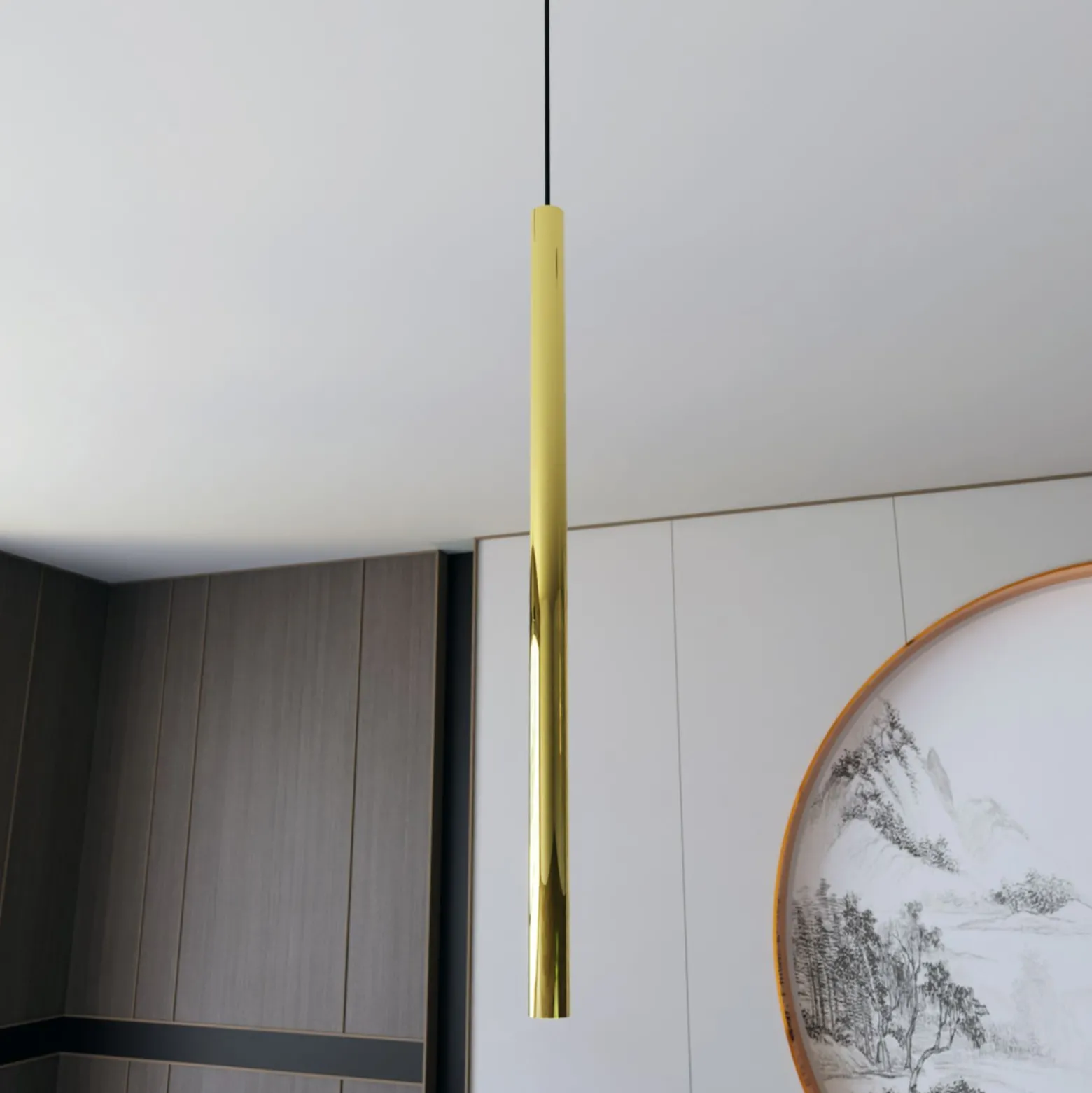 Emibig Pendellampa Selter Stål Svart | Passande för 1x G9 - Max 8W