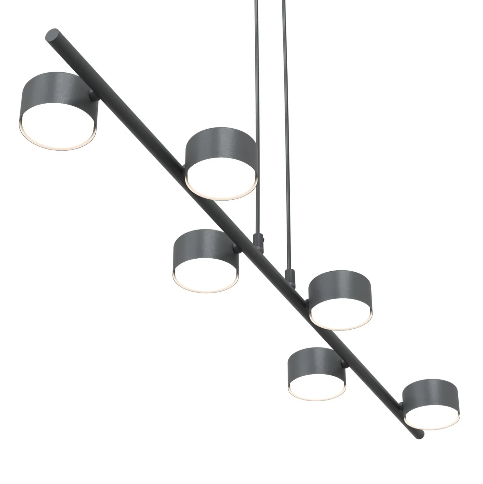 Emibig Pendellampa Sora Stål Svart | Passande för 6x GX53 - Max 12W