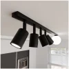 Emibig Taklampa Baster Stål Svart | Passande för 4x GU10 - Max 8W, 1x E14 - Max 10W