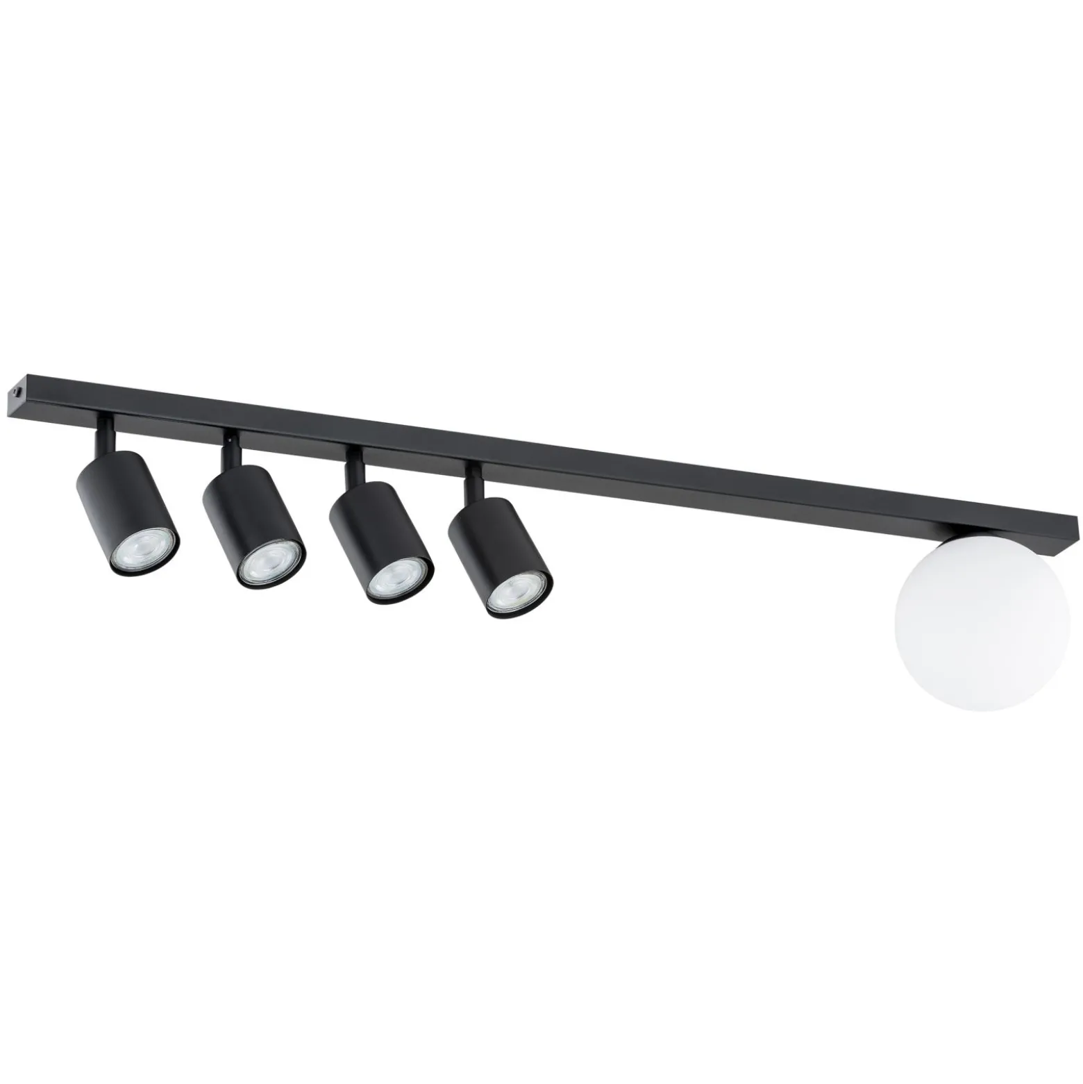 Emibig Taklampa Baster Stål Svart | Passande för 4x GU10 - Max 8W, 1x E14 - Max 10W