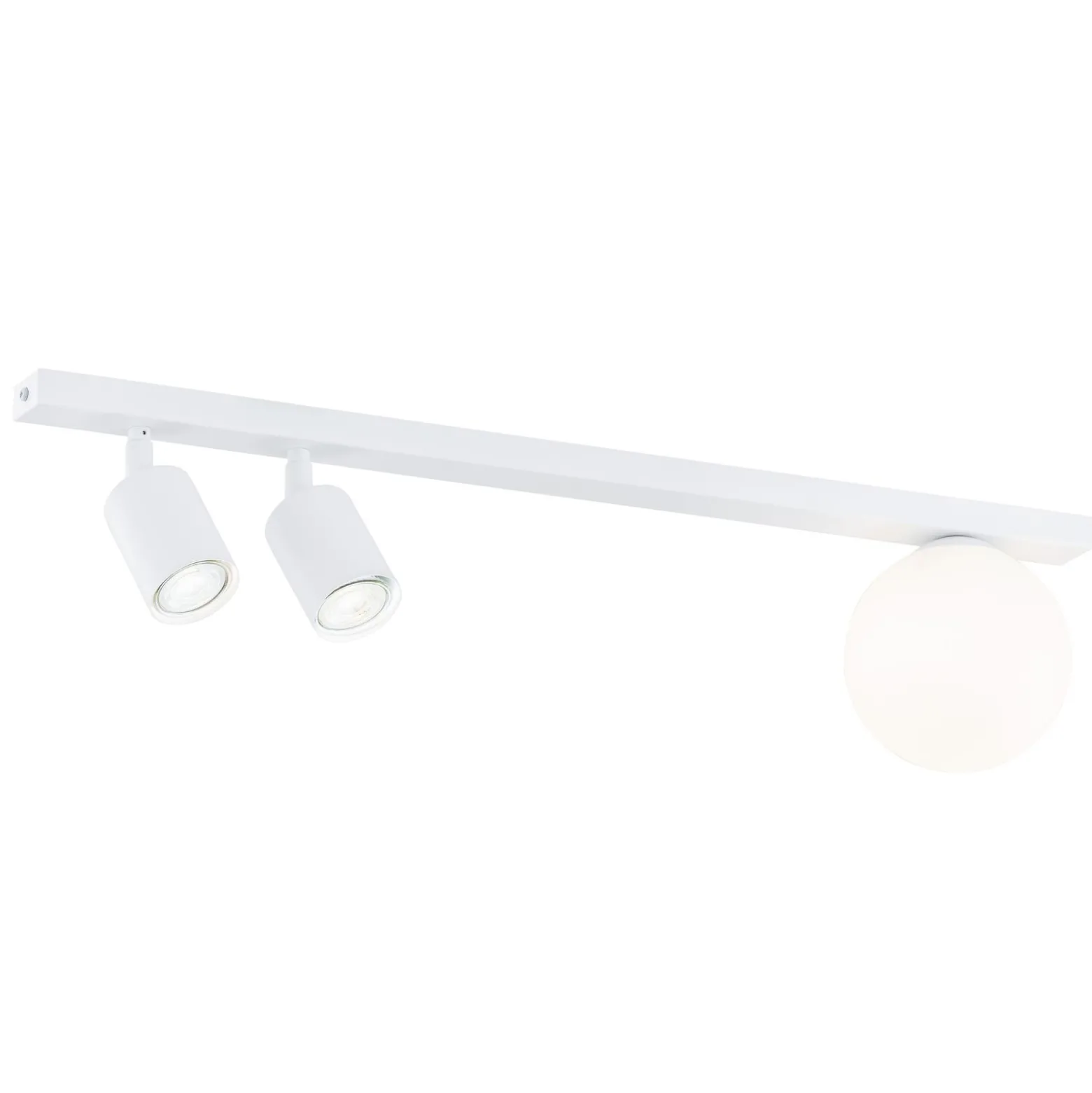 Emibig Taklampa Baster Stål Vit | Passande för 2x GU10 - Max 8W, 1x E14 - Max 10W