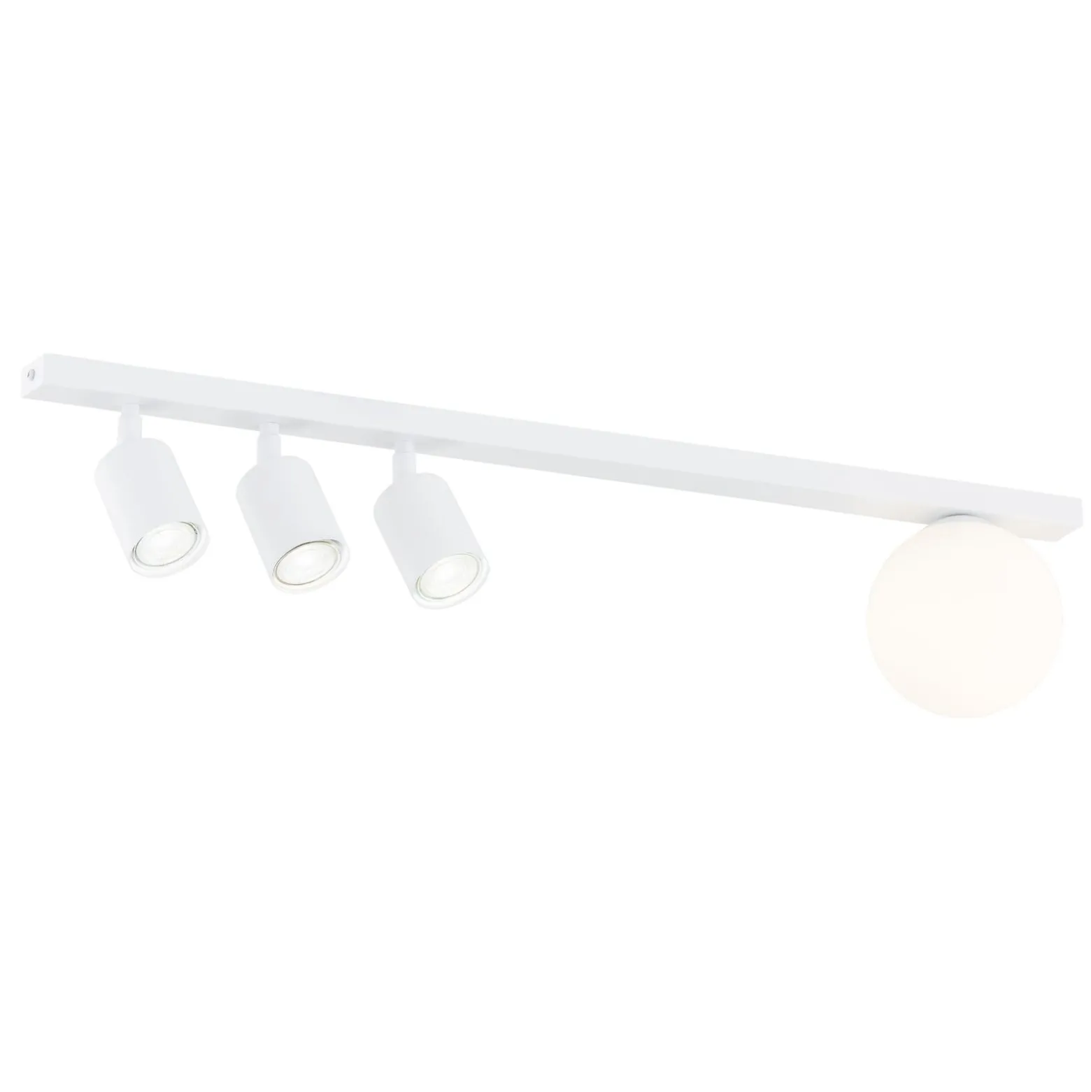 Emibig Taklampa Baster Stål Vit | Passande för 3x GU10 - Max 8W, 1x E14 - Max 10W