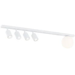 Emibig Taklampa Baster Stål Vit | Passande för 4x GU10 - Max 8W, 1x E14 - Max 10W