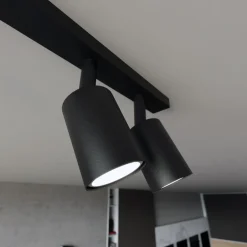 Emibig Taklampa Flash Stål Svart | Passande för 4x GU10 - Max 8W