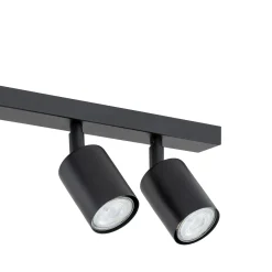 Emibig Taklampa Flash Stål Svart | Passande för 4x GU10 - Max 8W