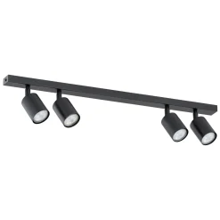 Emibig Taklampa Flash Stål Svart | Passande för 4x GU10 - Max 8W