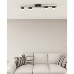 Emibig Taklampa Fragment Stål Svart | Passande för 4x GX53 - Max 12W