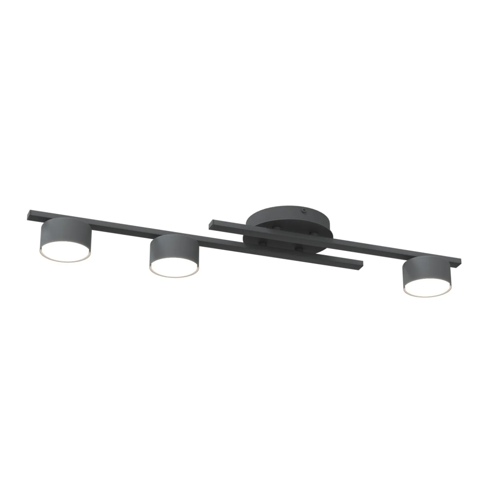 Emibig Taklampa Fragment Stål Svart | Passande för 3x GX53 - Max 12W