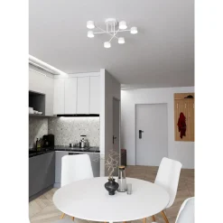 Emibig Taklampa Halo Stål Vit | Passande för 6x GX53 - Max 8W