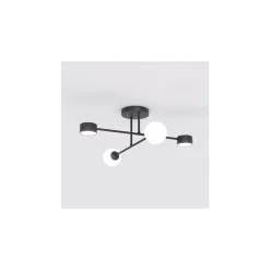 Emibig Taklampa Holon Stål Svart | Passande för 2x G9 - Max 8W, 2x GX53 - Max 12W