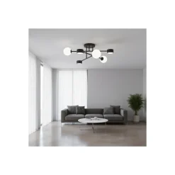 Emibig Taklampa Holon Stål Svart | Passande för 3x G9 - Max 8W, 3x GX53 - Max 12W