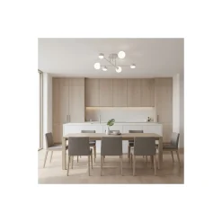 Emibig Taklampa Holon Stål Vit | Passande för 3x G9 - Max 8W, 3x GX53 - Max 12W