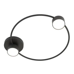 Emibig Taklampa Lucio Stål Svart | Passande för 2x GX53 - Max 12W