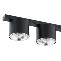 Emibig Taklampa Nano Stål Svart | Passande för 3x GU10 (AR111) - Max 12W
