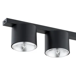 Emibig Taklampa Nano Stål Svart | Passande för 3x GU10 (AR111) - Max 12W