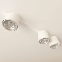 Emibig Taklampa Nano Stål Vit | Passande för 3x GU10 (AR111) - Max 12W