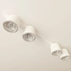 Emibig Taklampa Nano Stål Vit | Passande för 4x GU10 (AR111) - Max 12W