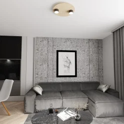 Emibig Taklampa Pixo Stål Svart | Passande för 2x GX53 - Max 12W