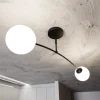 Emibig Taklampa Pregos Stål Svart | Passande för 2x E14 - Max 10W