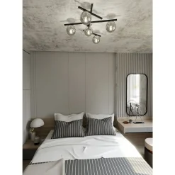 Emibig Taklampa Smart Stål Svart | Passande för 5x E14 - Max 10W