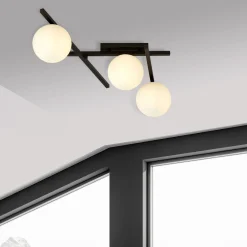 Emibig Taklampa Smart Stål Svart | Passande för 3x E14 - Max 10W