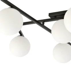 Emibig Taklampa Smart Stål Svart | Passande för 5x E14 - Max 10W