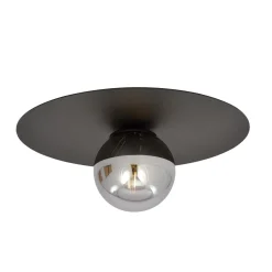 Emibig Taklampa Solar Stål Svart | Passande för 1x E14 - Max 10W