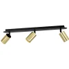 Emibig Taklampa Zen Stål Svart | Passande för 3x GU10 - Max 10W