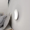 Emibig Vägglampa Cirkel Stål Vit | Passande för 1x G9 - Max 8W