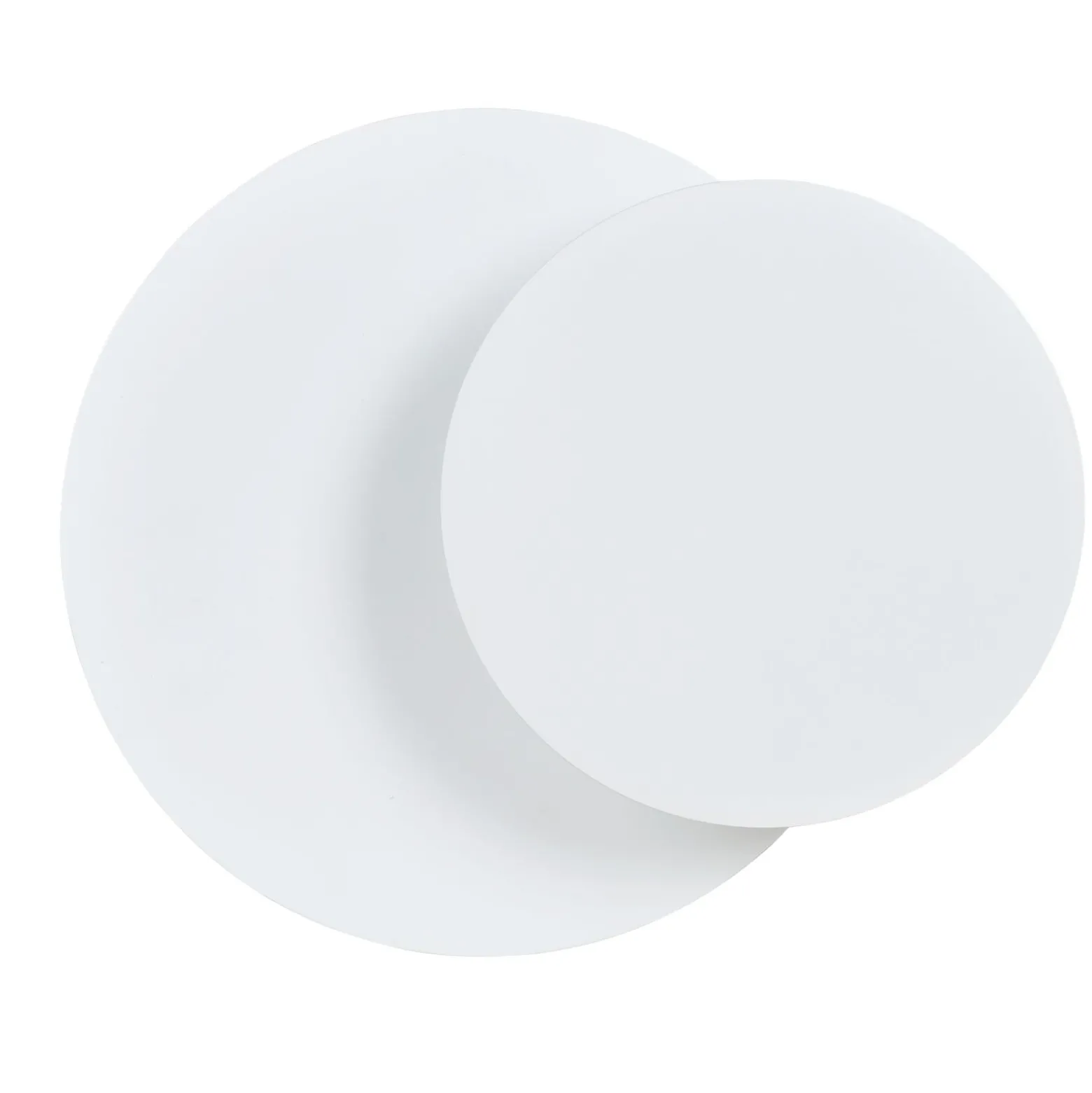Emibig Vägglampa Cirkel Stål Vit | Passande för 1x G9 - Max 8W