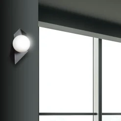 Emibig Vägglampa Drifton Stål Svart | Passande för 1x E14 - Max 10W