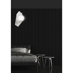 Emibig Vägglampa Drifton Stål Vit | Passande för 1x E14 - Max 10W
