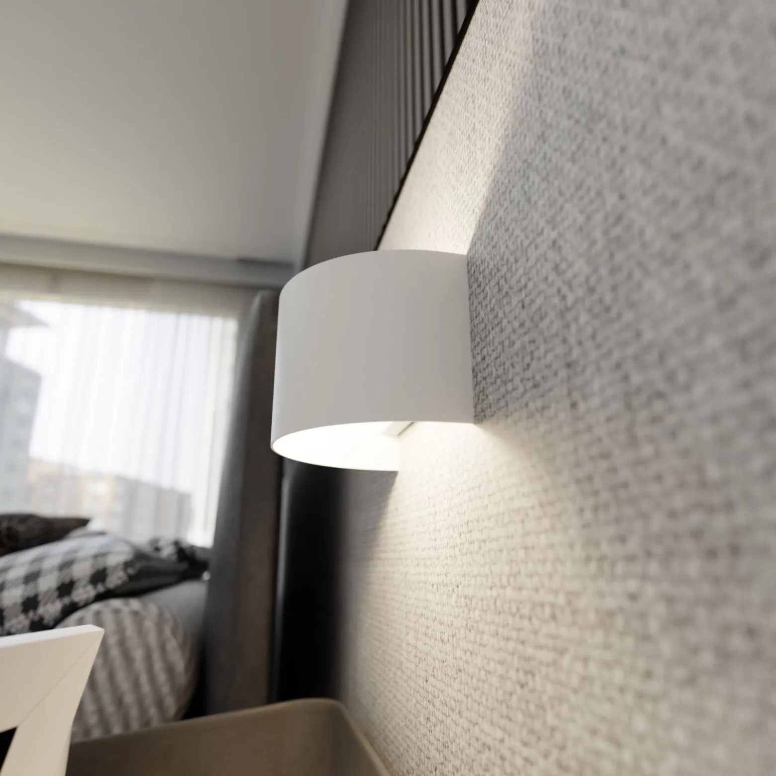 Emibig Vägglampa Fold Stål Vit | Passande för 1x G9 - Max 8W