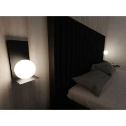 Emibig Vägglampa Form Stål Svart | Passande för 1x E14 - Max 10W