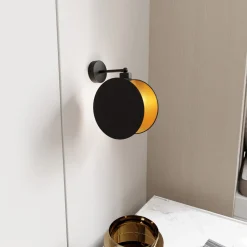 Emibig Vägglampa Motif Stål Svart | Passande för 1x E27 - Max 15W