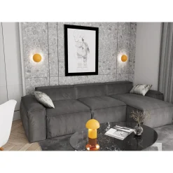 Emibig Vägglampa Mush Stål Apelsin | Passande för 2x G9 - Max 8W