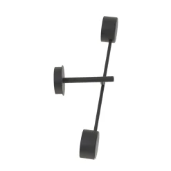 Emibig Vägglampa Natsu Stål Svart | Passande för 2x GX53 - Max 12W