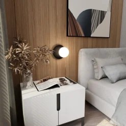 Emibig Vägglampa Oslo Stål Svart | Passande för 1x E14 - Max 10W