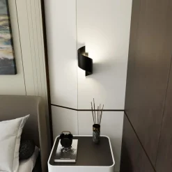 Emibig Vägglampa Spiner Stål Svart | Passande för 1x G9 - Max 8W