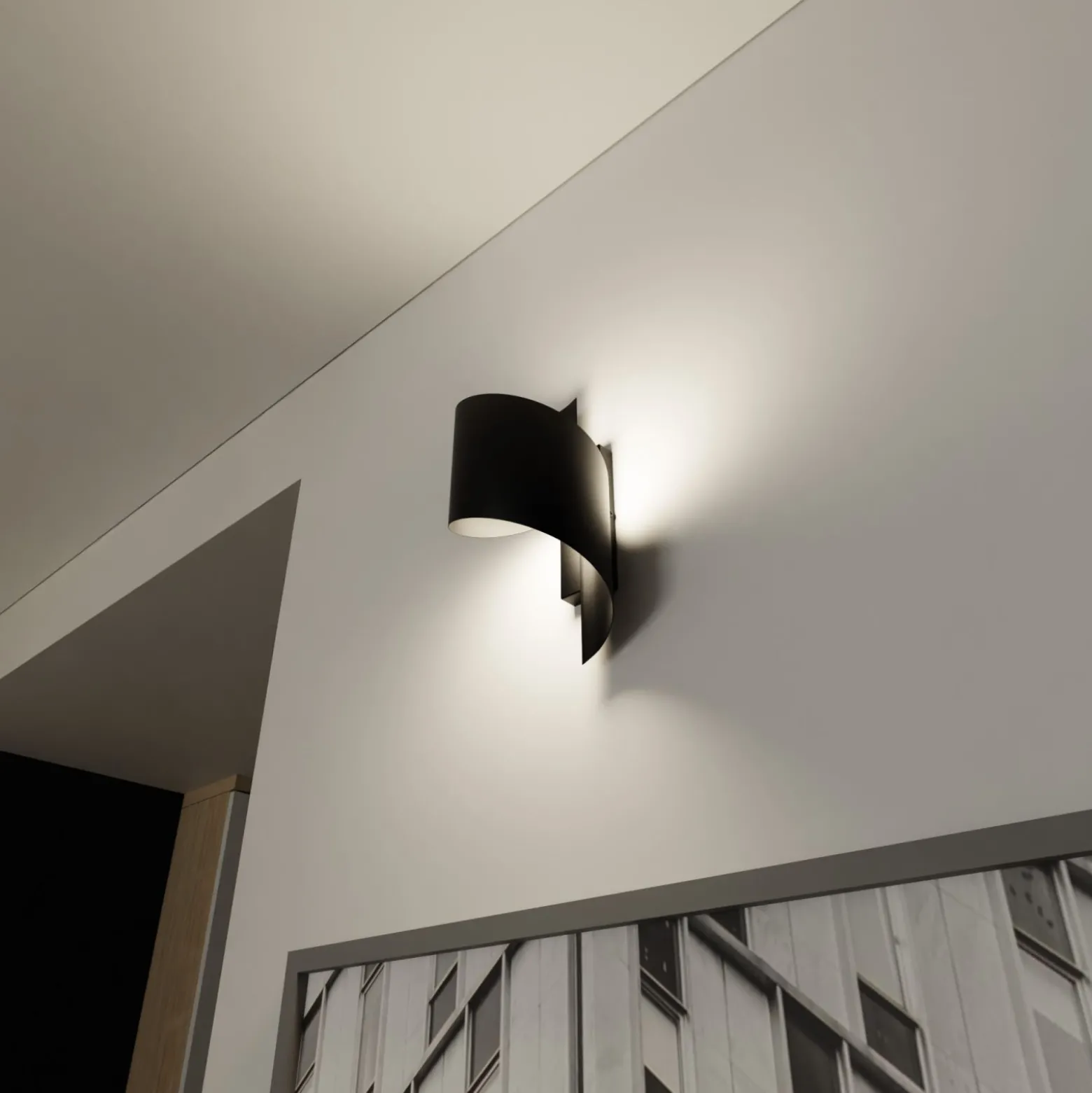 Emibig Vägglampa Spiner Stål Svart | Passande för 1x G9 - Max 8W