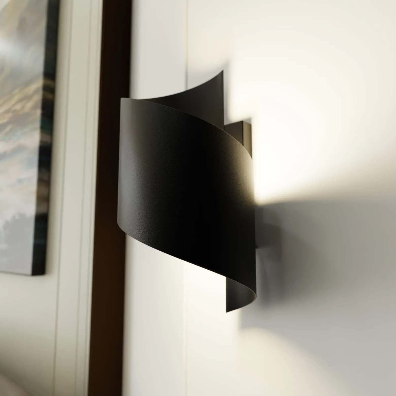 Emibig Vägglampa Spiner Stål Svart | Passande för 1x G9 - Max 8W