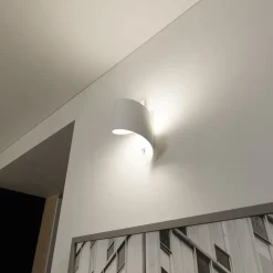 Emibig Vägglampa Spiner Stål Vit | Passande för 1x G9 - Max 8W