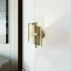 Emibig Vägglampa Spiral Stål Guld | Passande för 1x G9 - Max 8W
