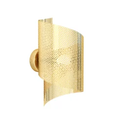 Emibig Vägglampa Spiral Stål Guld | Passande för 1x G9 - Max 8W