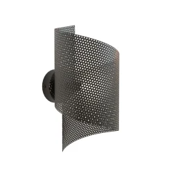 Emibig Vägglampa Spiral Stål Svart | Passande för 1x G9 - Max 8W