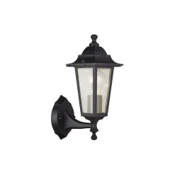 Flerpack 4x D'Lite Vägglampa Helora Svart | IP44 - Passande för 1x E27