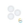 Flerpack 3x Eglo Infälld Spot Fueva 6 Plast Vit 11.1W 1350lm - 827-840-865 CCT